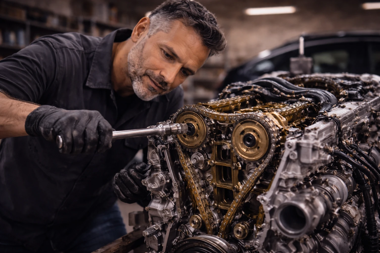 Fachgerechter Steuerkettenwechsel im Rahmen der professionellen Motorinstandsetzung