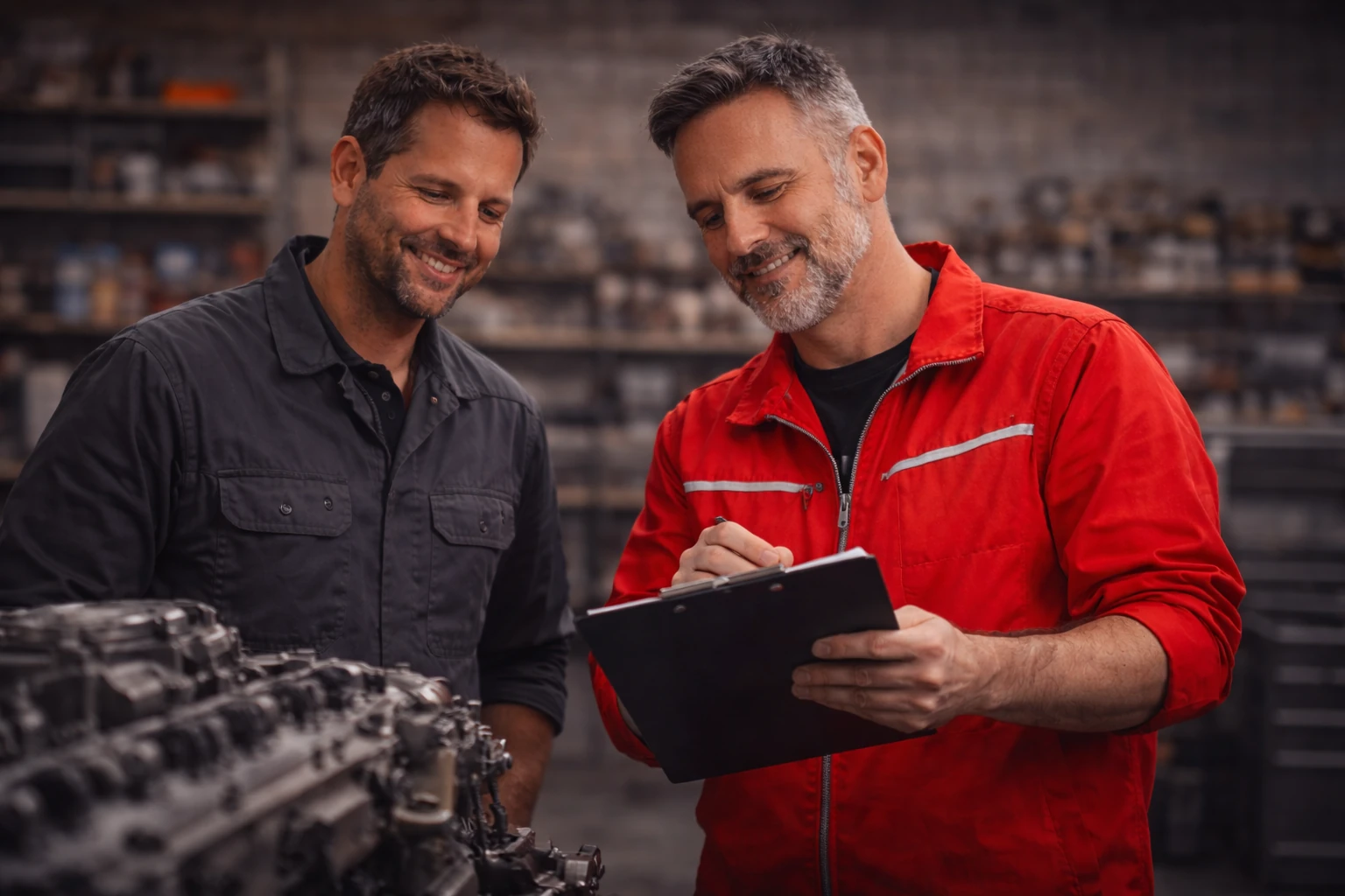 Verantwortungsvolle Beratung und transparente Abstimmung mit dem Kunden bei der Motorinstandsetzung